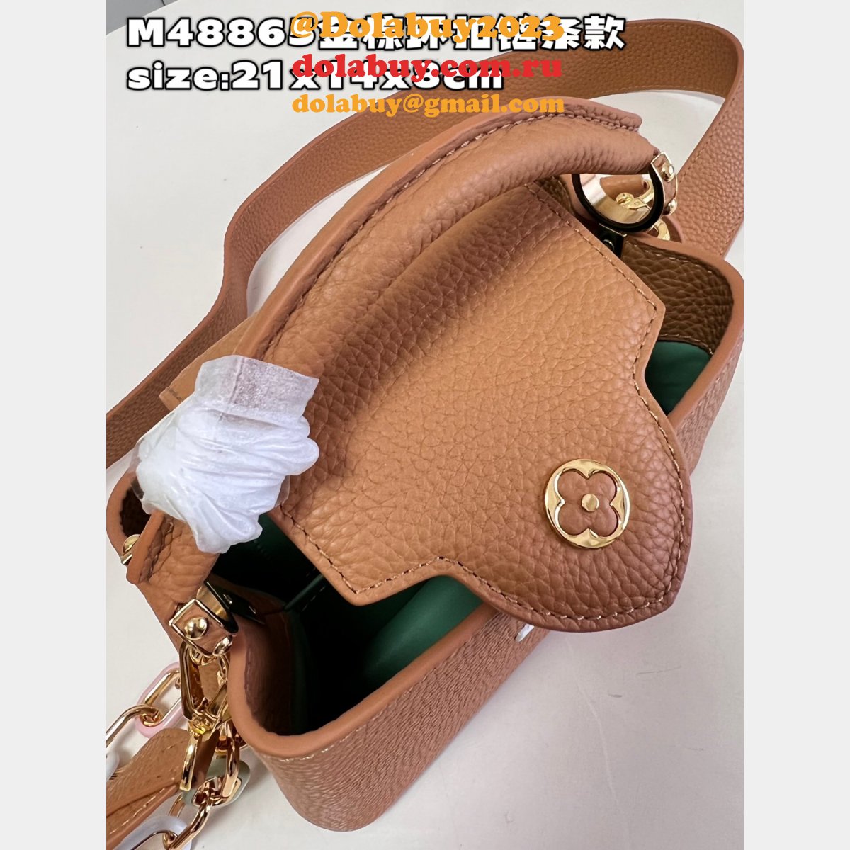 Capucines Louis Vuitton High Quality Fake M48865 Handbag