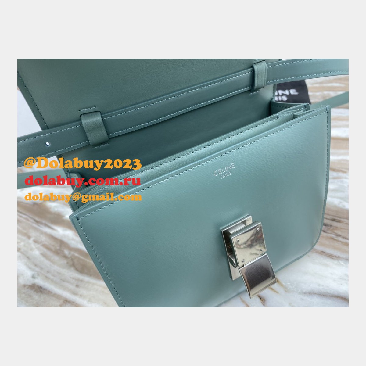 Top Quality Celine Teen Classic Calfskin Box Bag