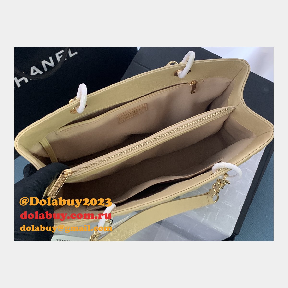 Best classic  CC 50995 shopping bag CAVIAR leather