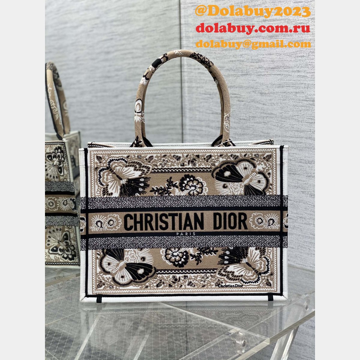 Buy Cheap Replica Best Fake CD Book Tote 1:1 Bag