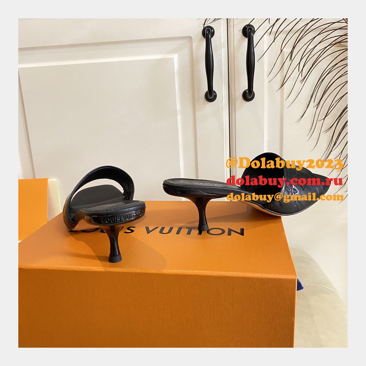Fashion LOUIS VUITTON 1:1 MIRROR Neo Revival Mule