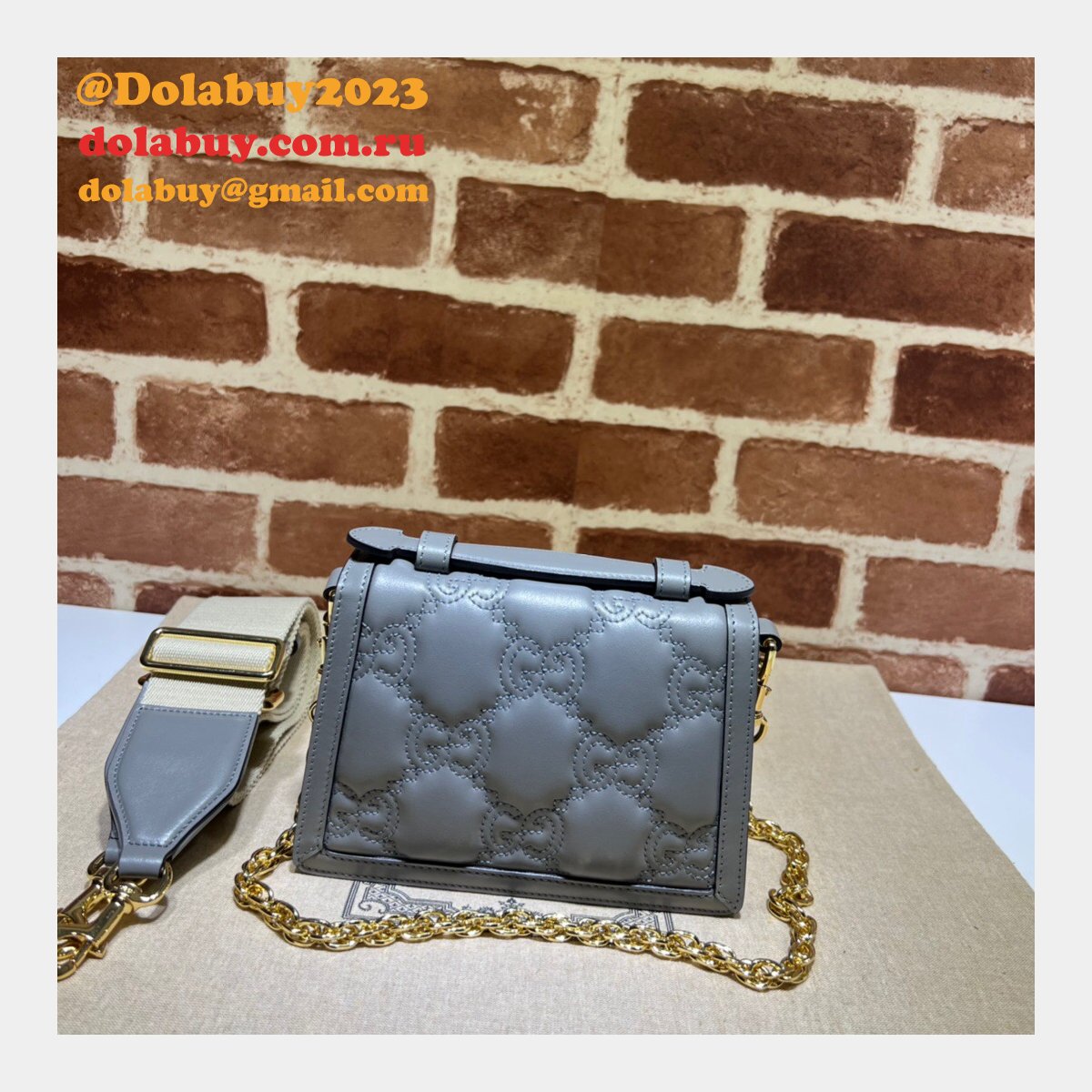 G*u*i fashion gg matelassé 724499 top handle replica bag