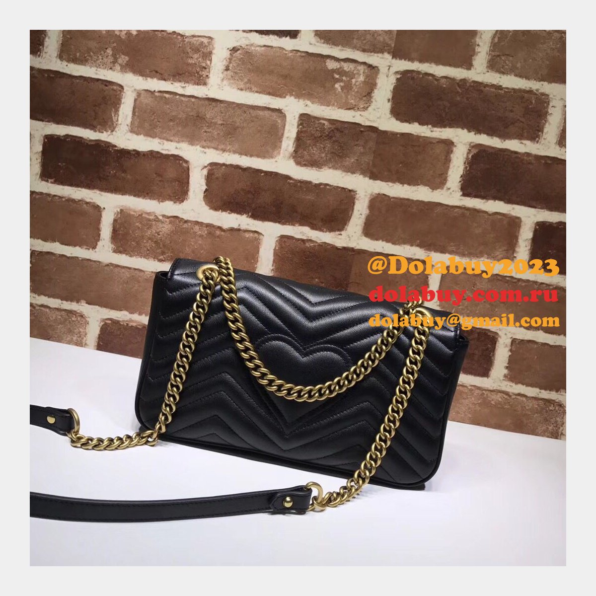 G*u*i gg marmont replica 443497 ladies shoulder bag