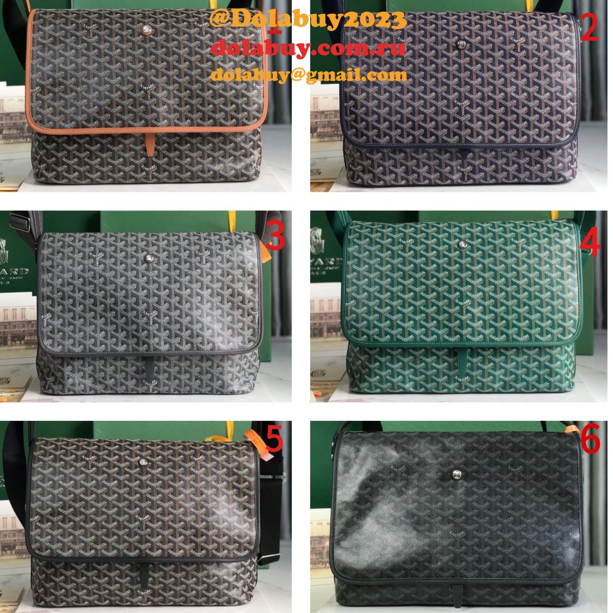 Top Quality Goyard CAPETIEN Citadin Messenger Bag 020212