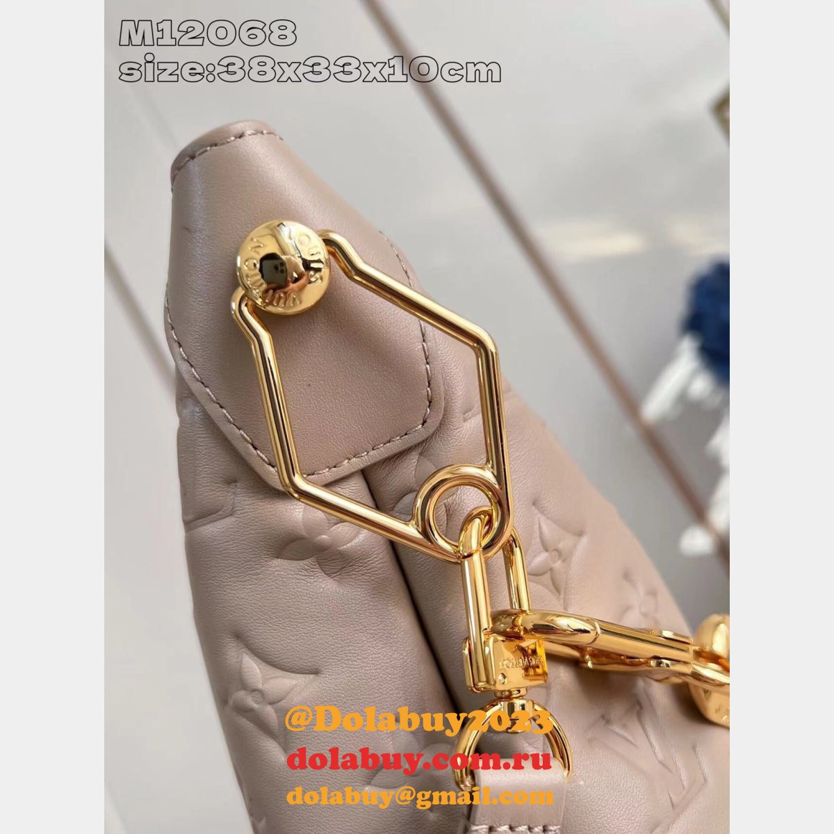 Duplicate Louis Vuitton Designer Coussin Hobo MM M12068 Bag