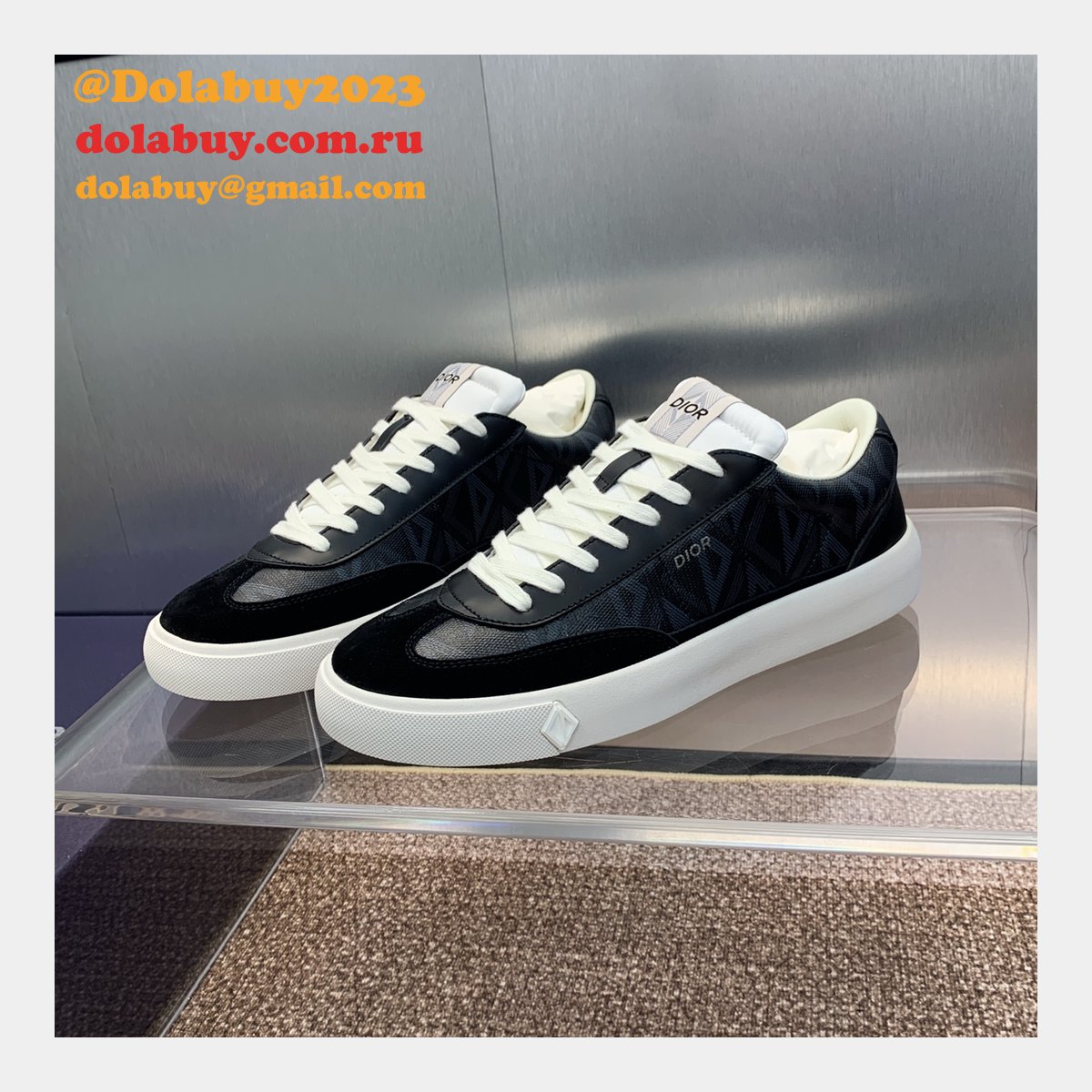 Perfect Dior Top Quality Sneakers Runway Mens Copy Shoes