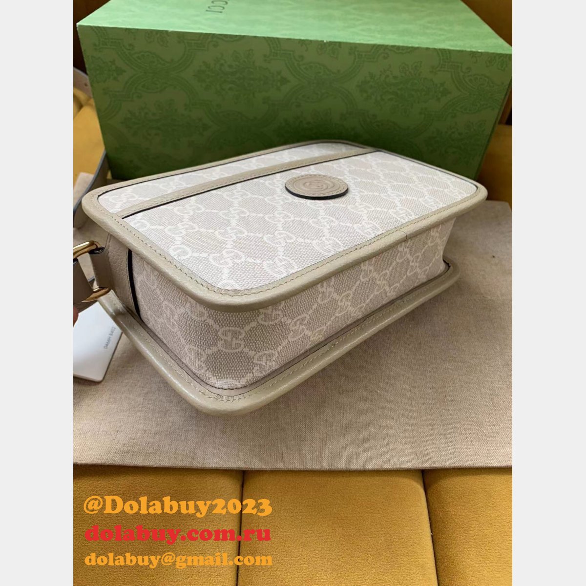 G*u*i luxury men replica 658572 with interlocking g bag