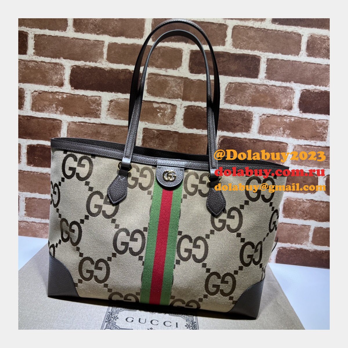 Replica Gucci Perfect Ophidia jumbo GG medium tote 631685 Bag