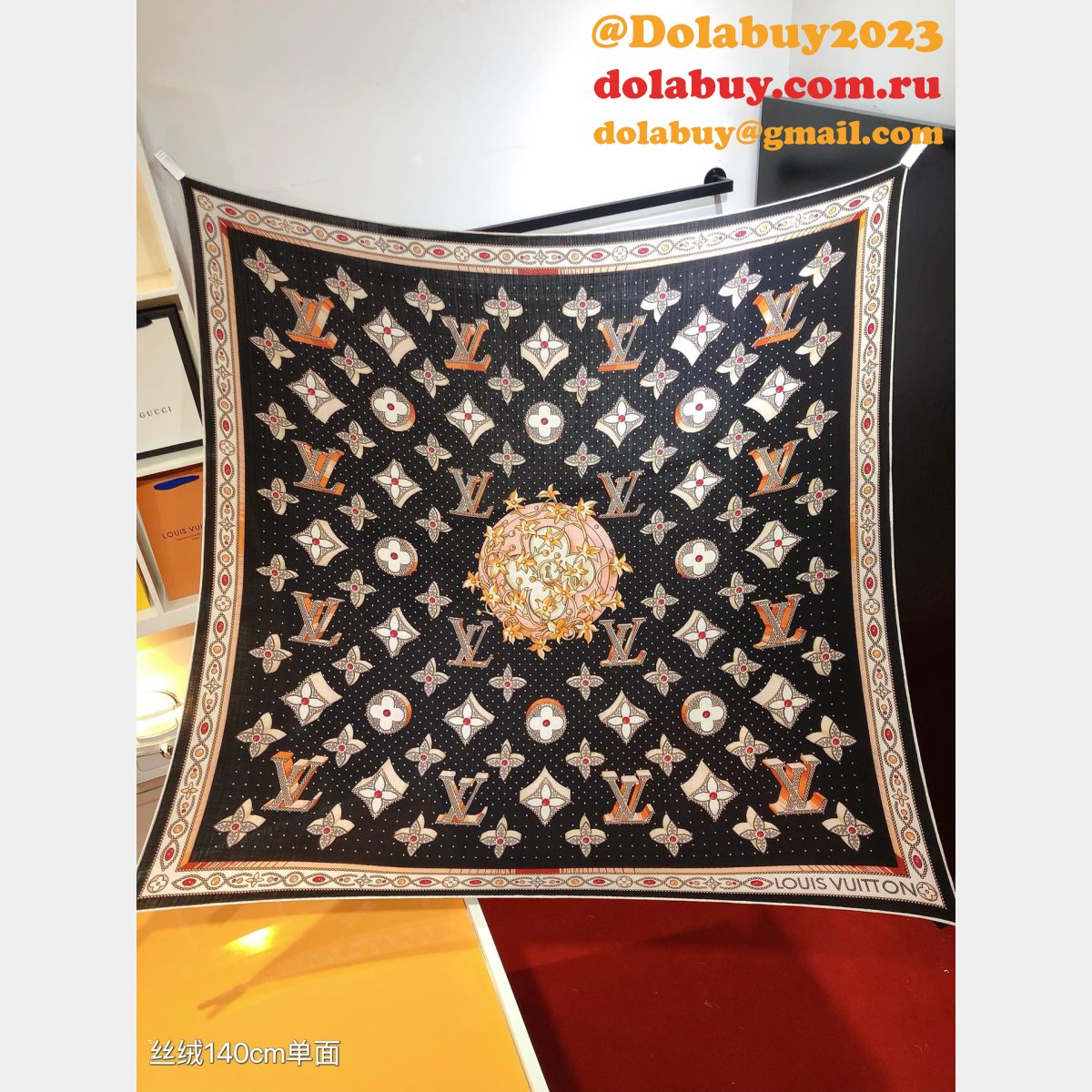 Wholesale Designer Louis Vuittons Cashmere Scarf