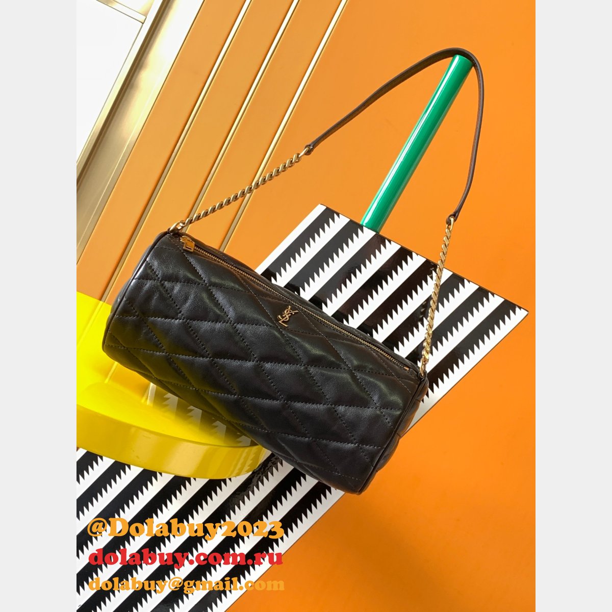 Luxury SAINT LAURENT TUBE SADE SMALL BAG 712706