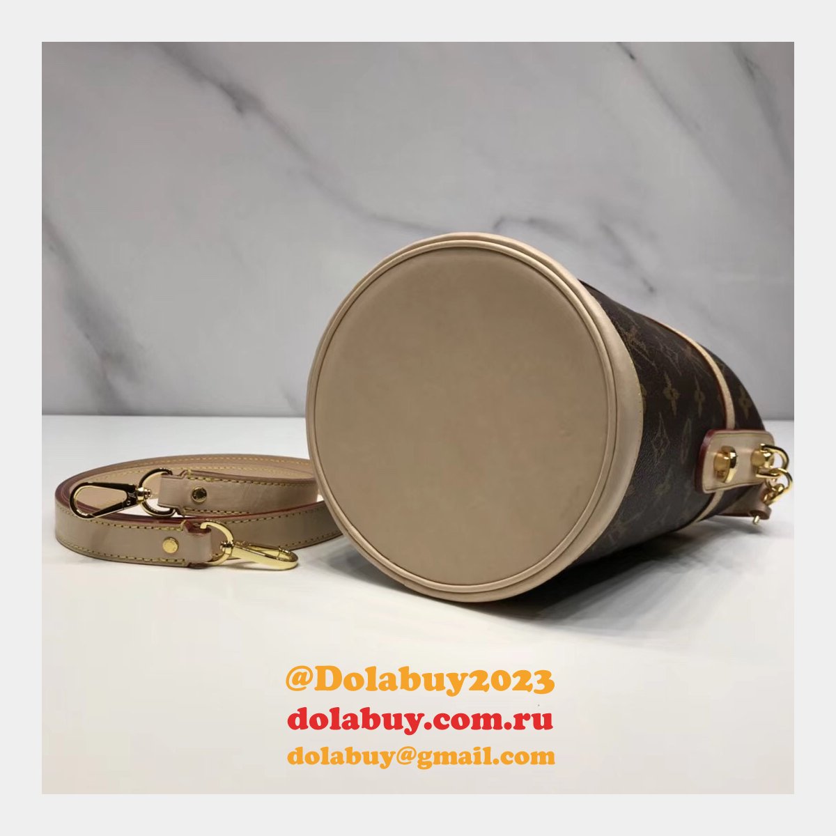 Knockoff M43587 Louis Vuitton Duffle Bag Monogram Canvas Bag