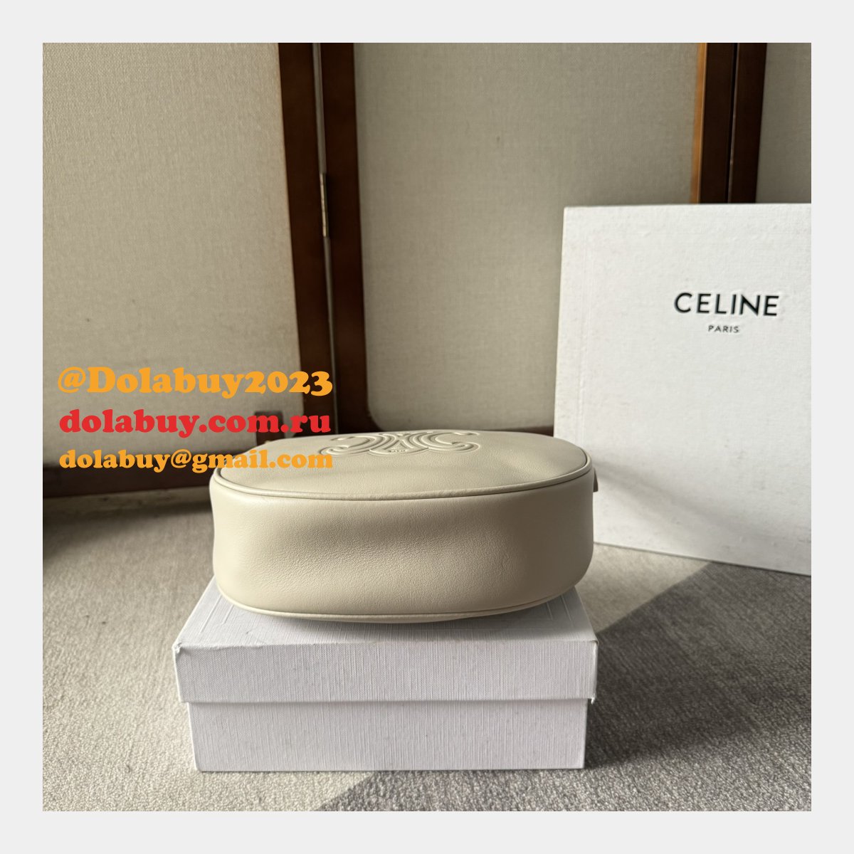 Celine Inspired 117253 Small Heloise Cuir Triomphe Bag