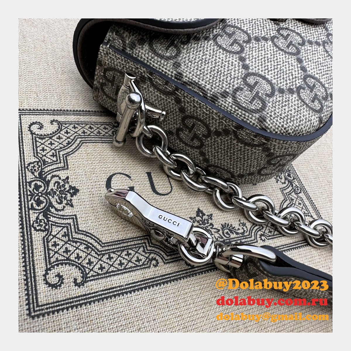 duplicate G*u*i horsebit 774209 knockoff 1955 shoulder designer bag