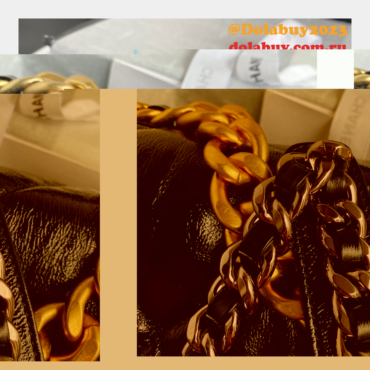 CC High Quality 19 Large Flap AS1161 Black/Red Fakes 30CM Bag