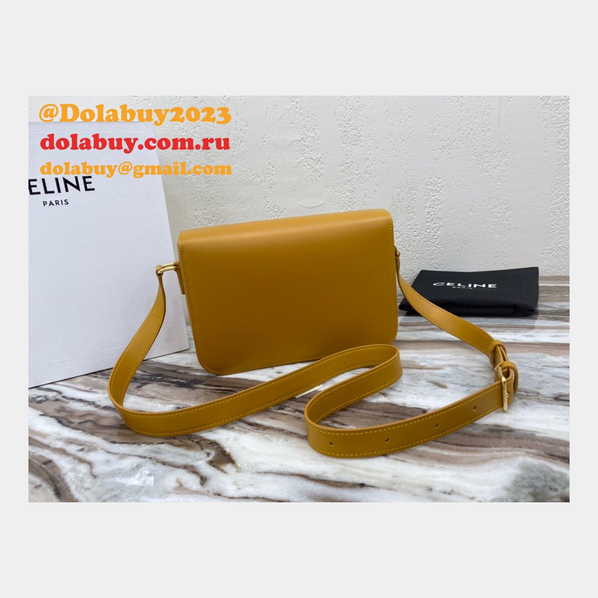 The Best Celine 1:1 Mirror Triomphe Replica Dolabuy 22cm Bag