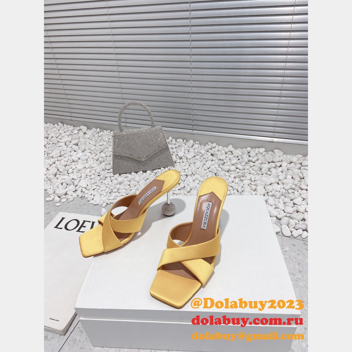 The Dolabuy Aquazzura high-heeled sandals Buying Fake 1:1 Mirror Shoes