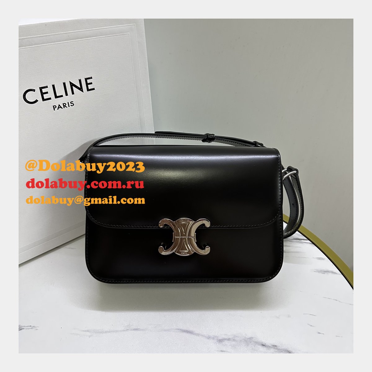 Best High-Quality Celine 188423/187363 Triomphe Replica Handbag