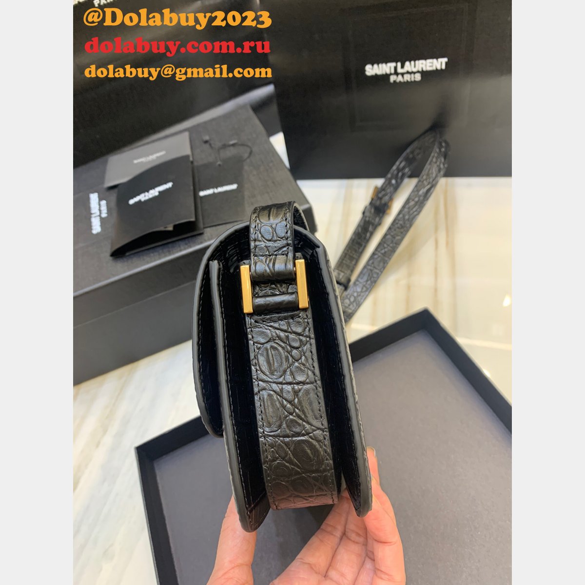 High Quality YSL Replica Shoulder 634306/634305 Black Bags Store