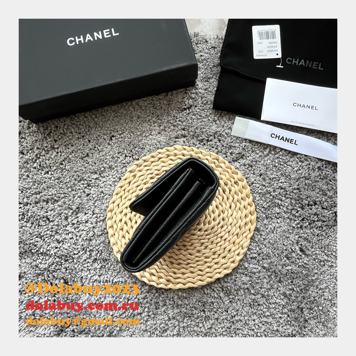 High Quality 7 Star Zipped Coin Purse AP3840 & AP3830 Replica Wallets