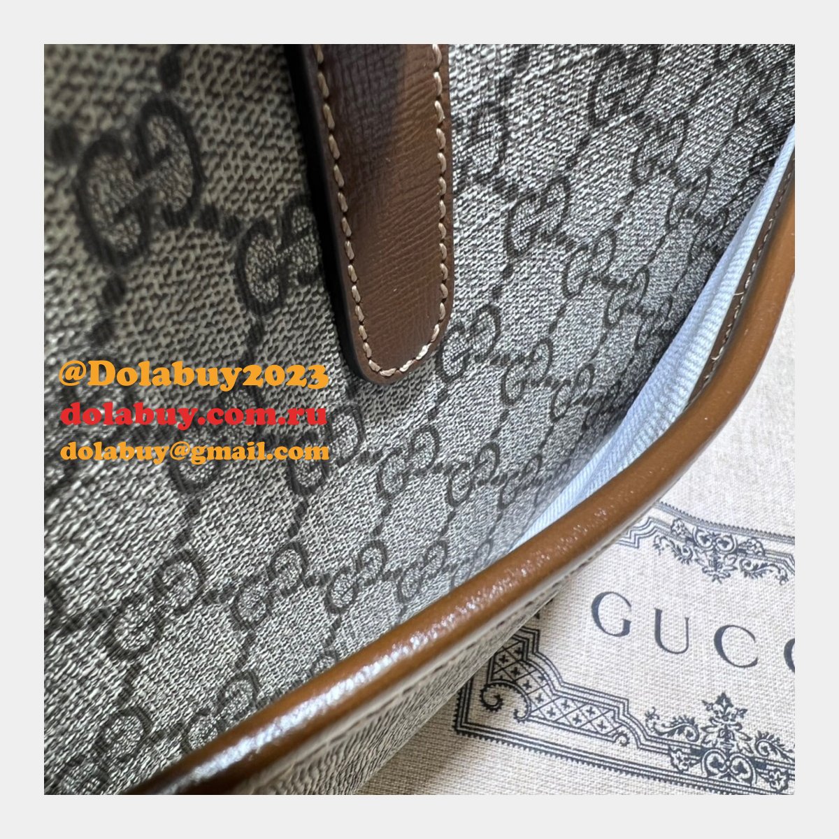 G*u*i 745679 gg messenger fashion interlocking g high replica bag