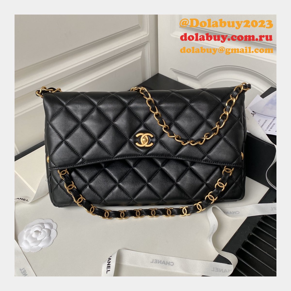 Designer Top Quality AS4777 Hobo Knockoff Black/White Bags