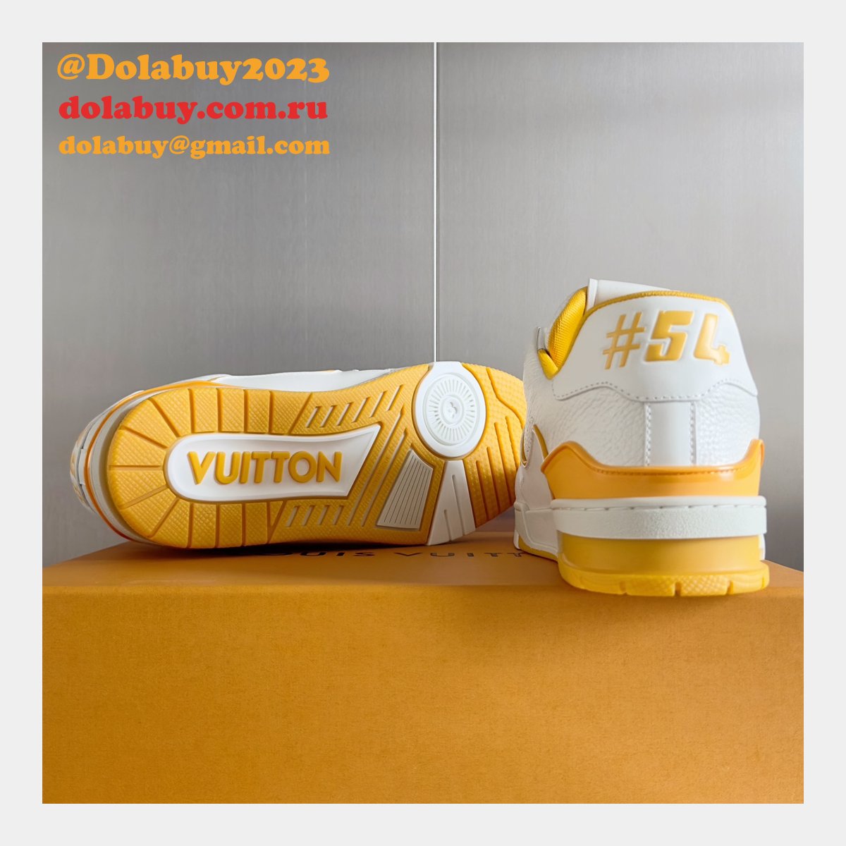 Top Quality LV Knockoff Shoes Trainer Sneaker Wholesale