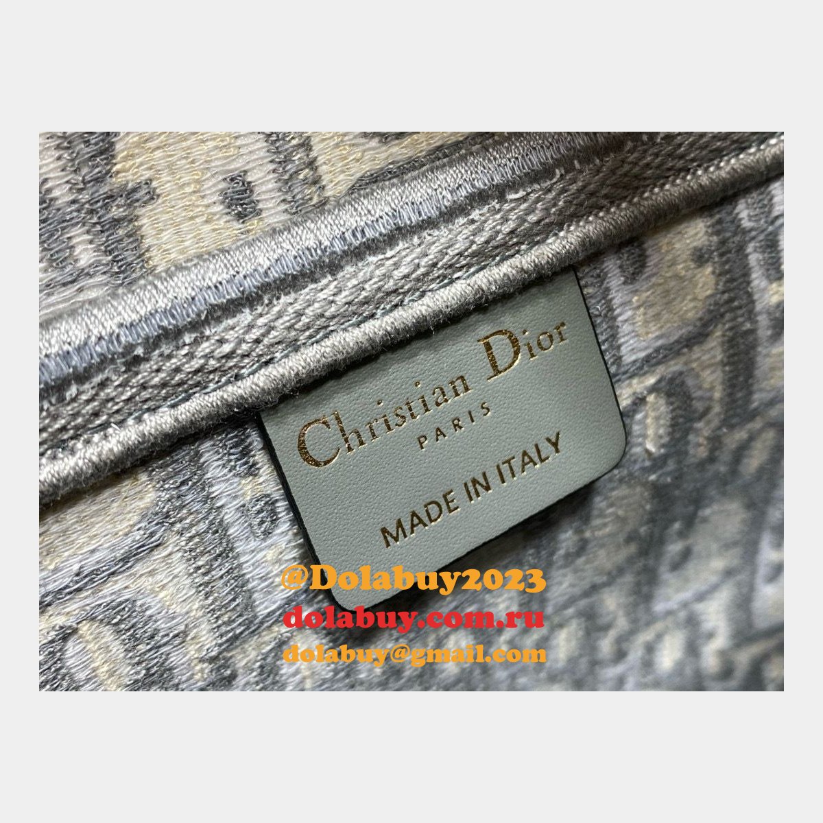 REPLICA DIOR SADDLE grey 25.5CM HADNBAG HOT SELLING