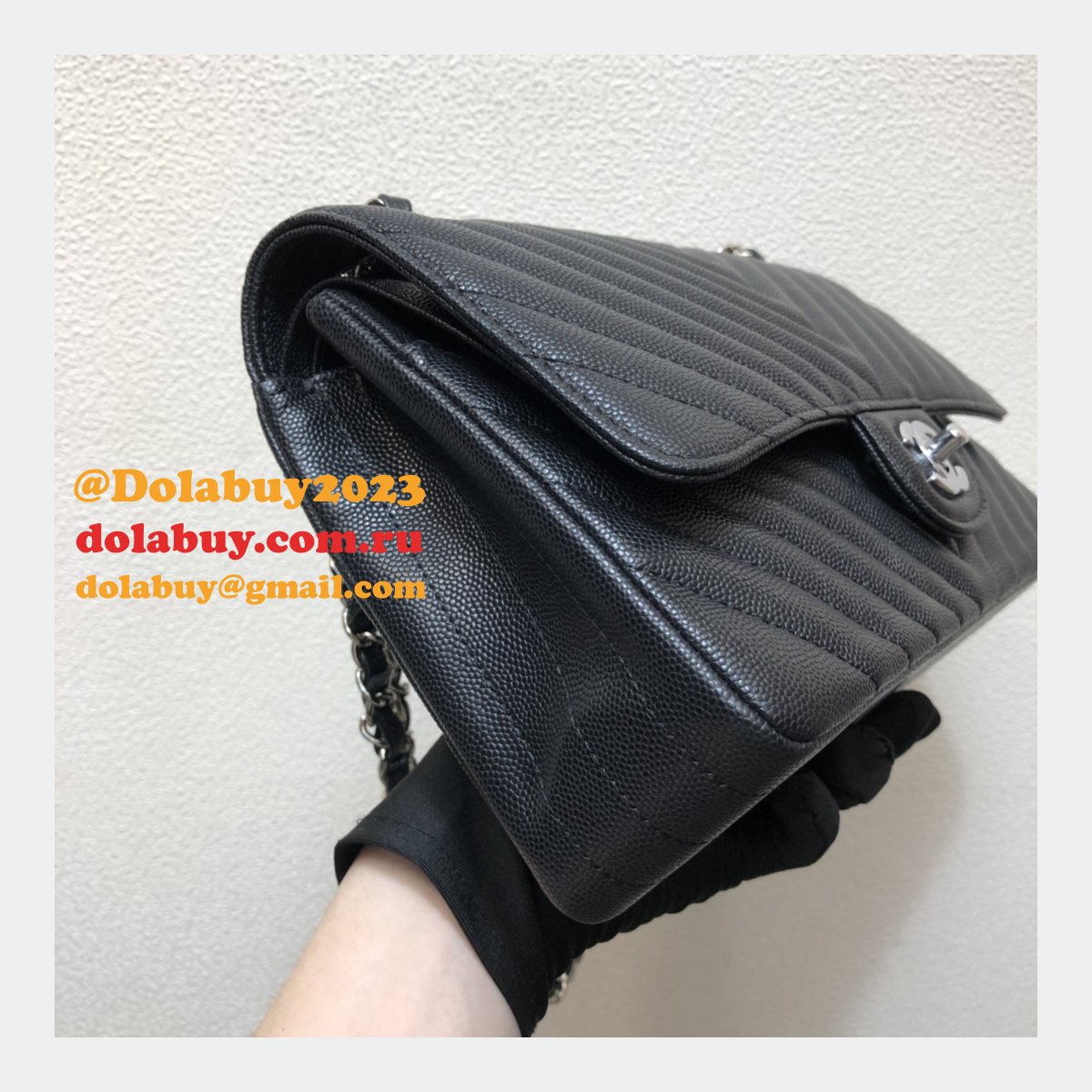 Top Quality CC CF1112  V CLASSICAL HANDBAG 25.5cm