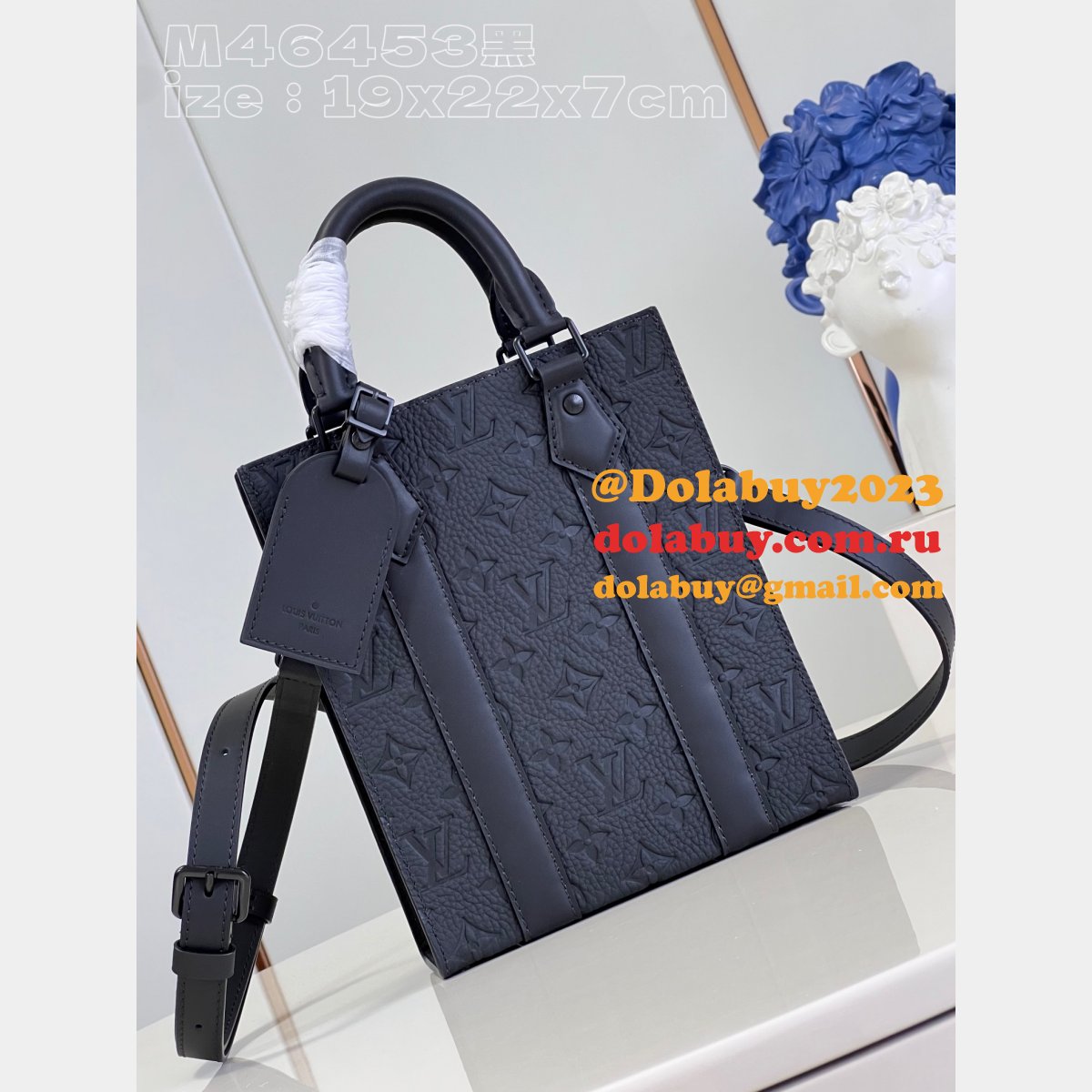 Sac Plat Mini Monogram Eclipse M46453 Bags Louis Vuitton Designer