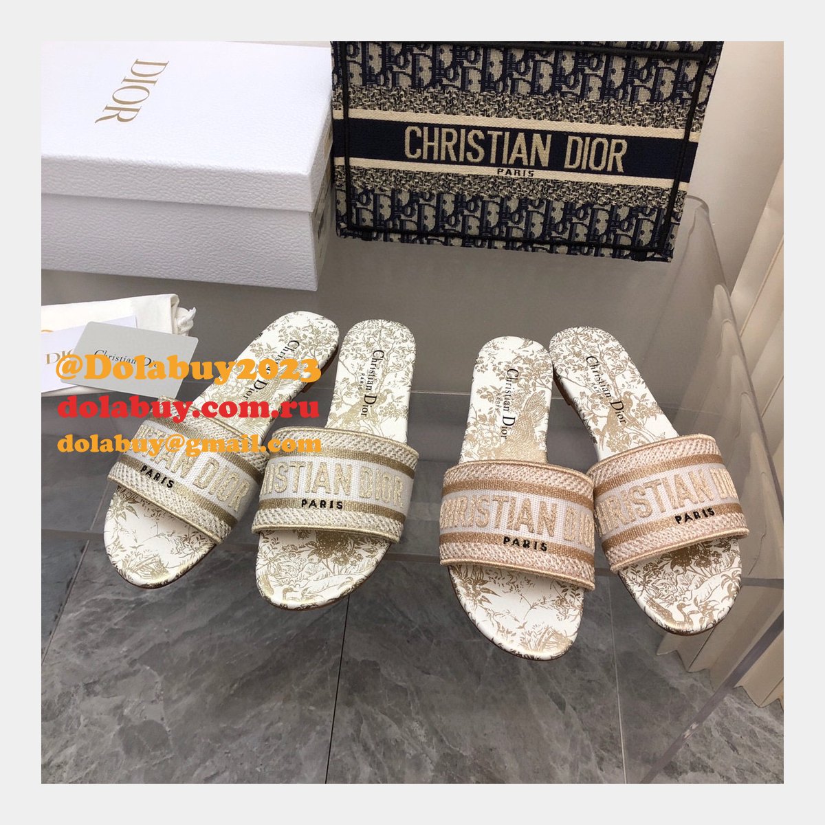 Buy Dior Sell online Best Quality Replica Sandals Shoes
