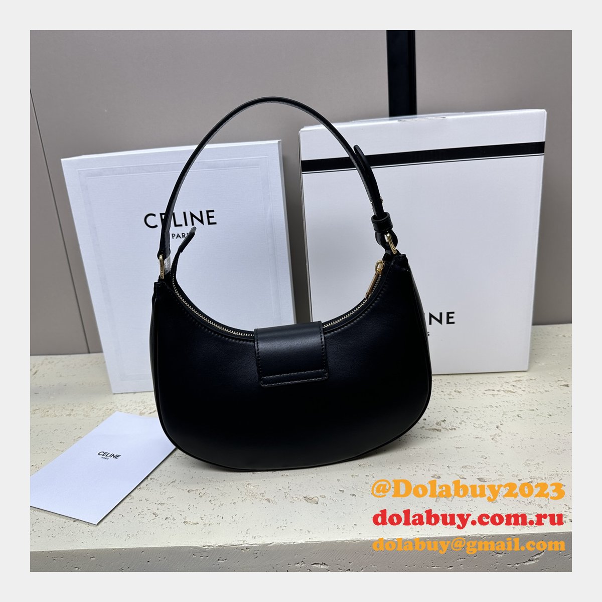 Best High Inspired 114492 Ava Triomphe Soft Quality Celine Replica Bag