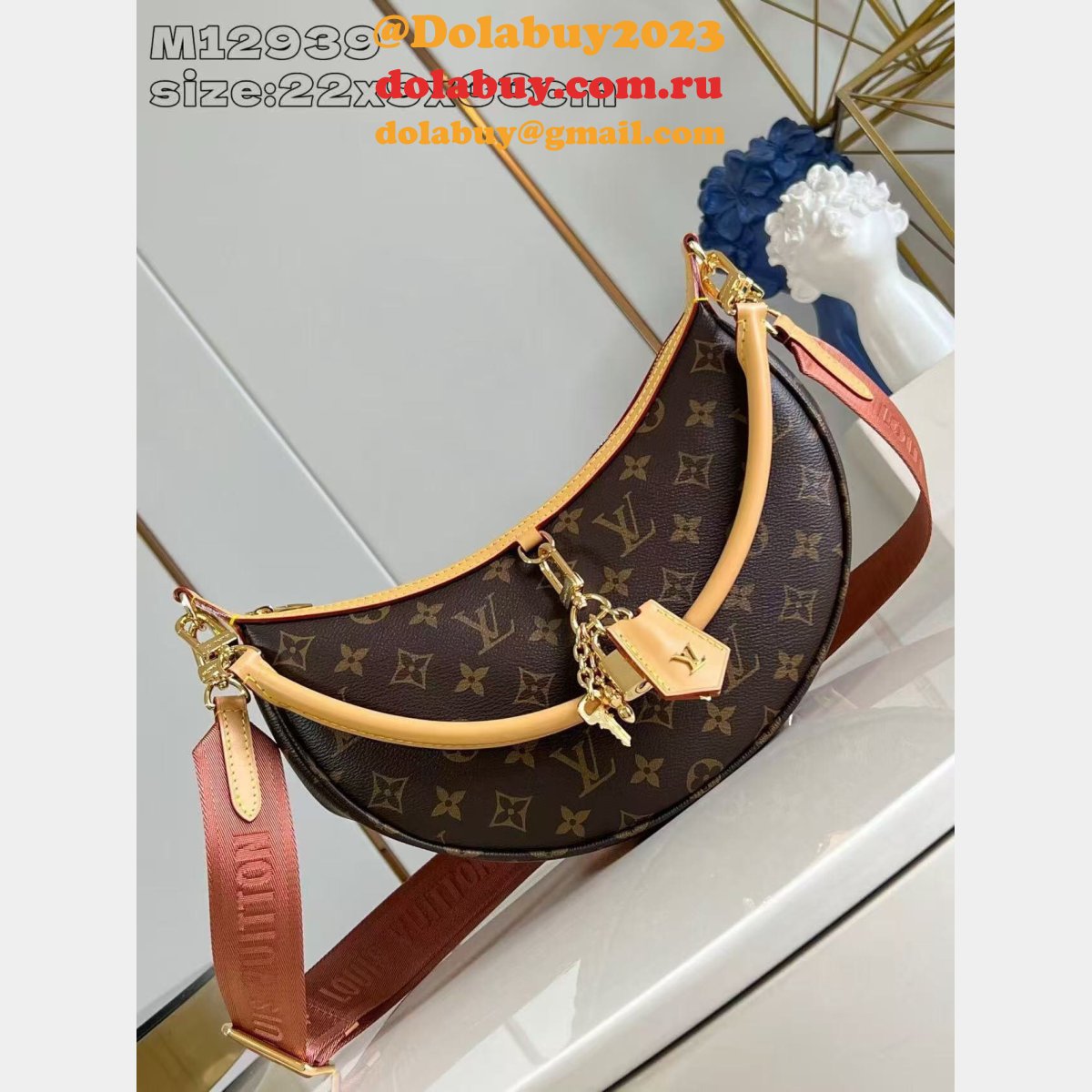 AAA+ Looping Monogram M12939 Louis Vuitton Knockoff Handbags