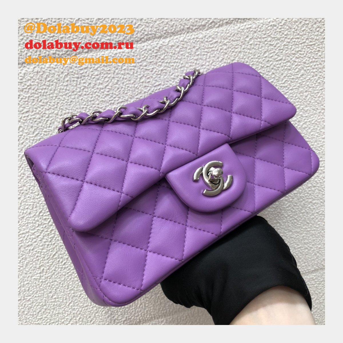 Wholesale CC Lambskin Flap Perfect 20CM Bag 1116