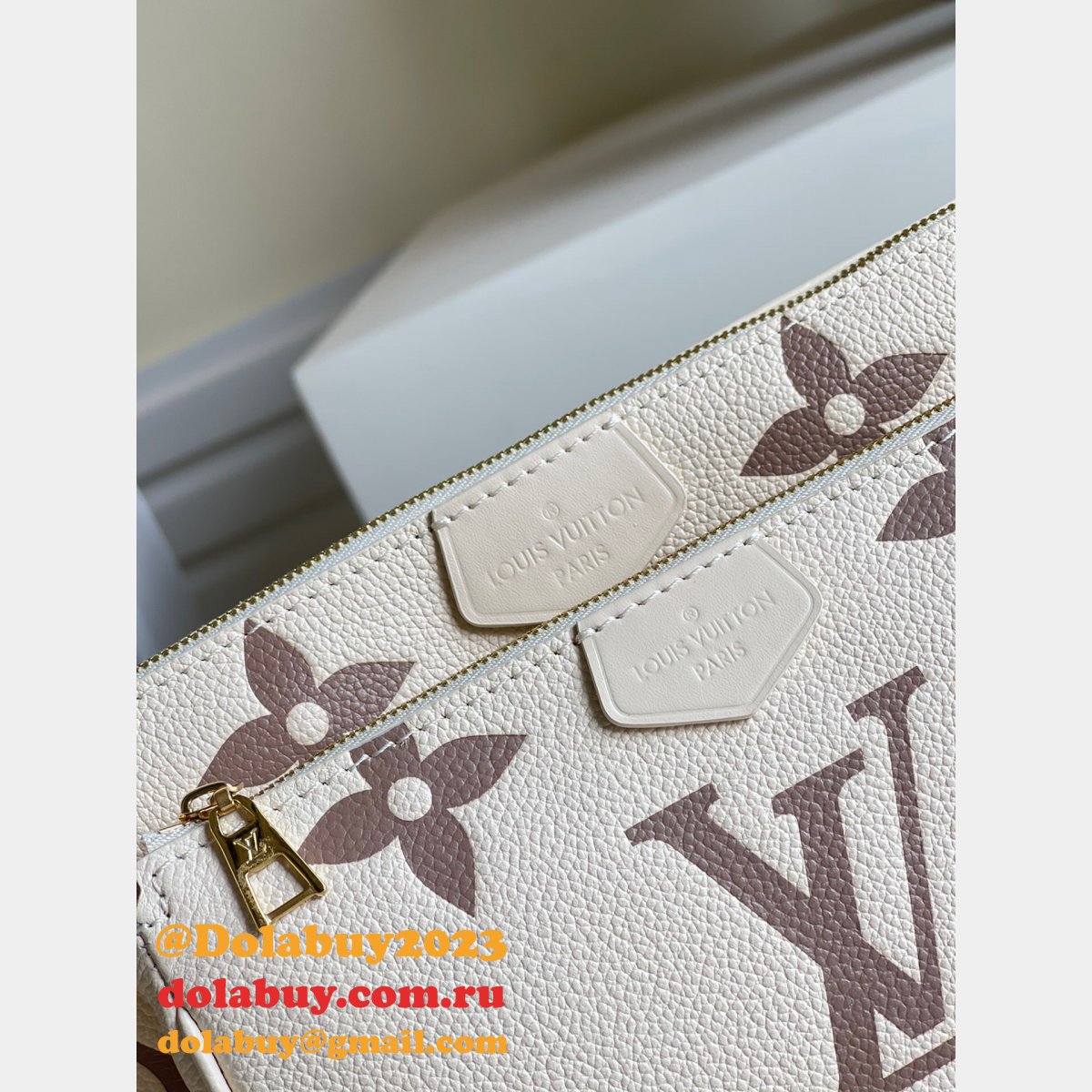 Best Louis Vuitton Wholesale Multi Pochette Accessoires Bicolor Monogram M45777