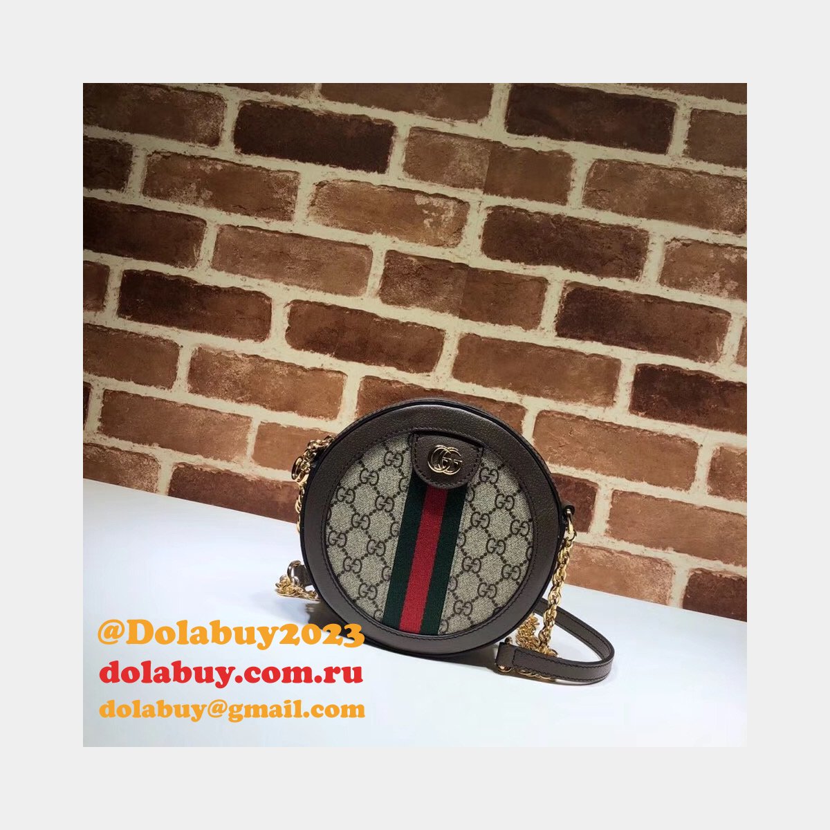 best G*u*i high quality ophidia mini round shoulder 550618 bag