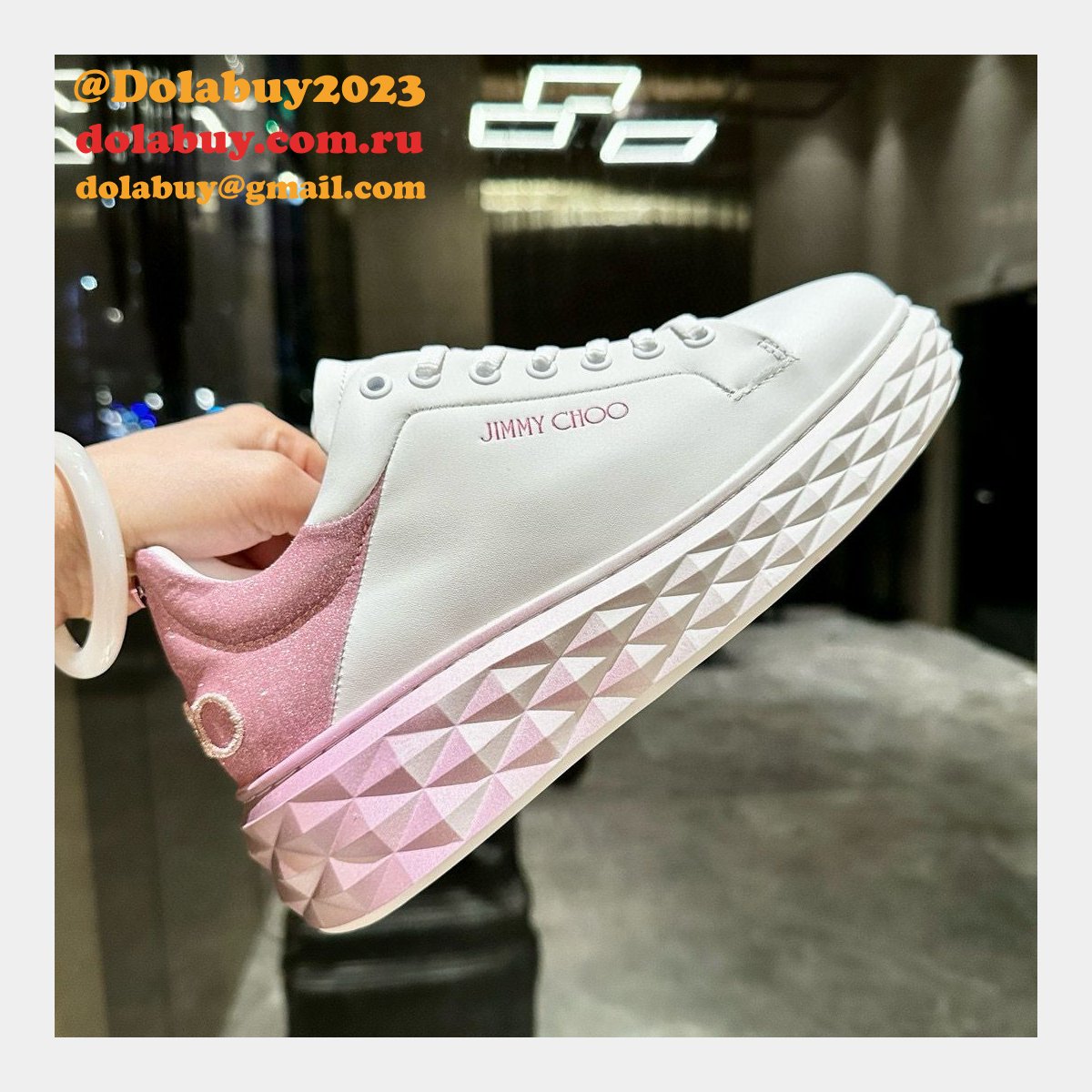 Designer Jimmy Choo Luxury Casual 7 Star Replica Shoes