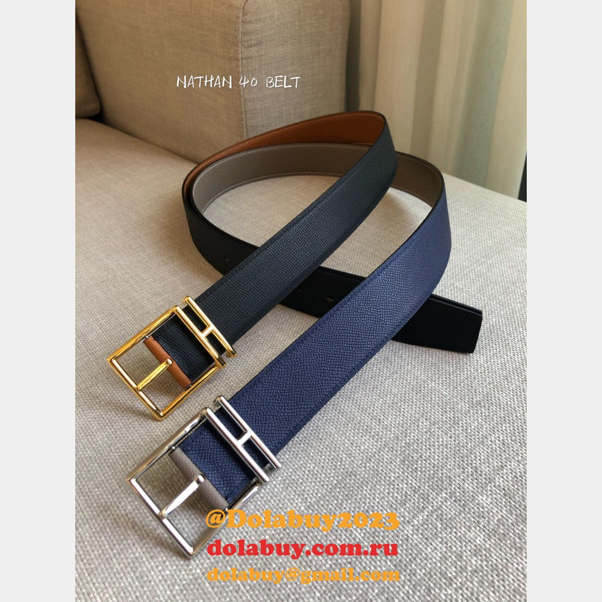 AAA Replica Hermes Belts Nathan 40mm Shop