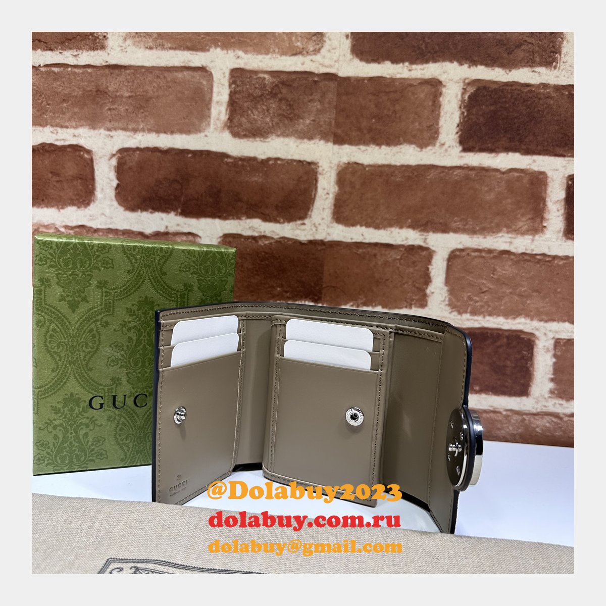 perfect petite gg compact wallet 760197 G*u*i replica 7 star bag