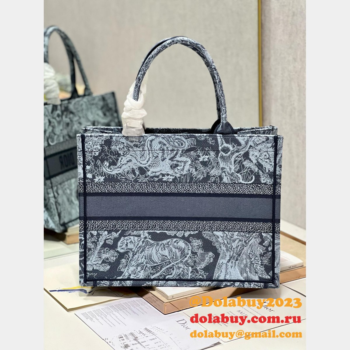 Book Tote Christian Dior Replica Wholesale 1286/1265 Bag