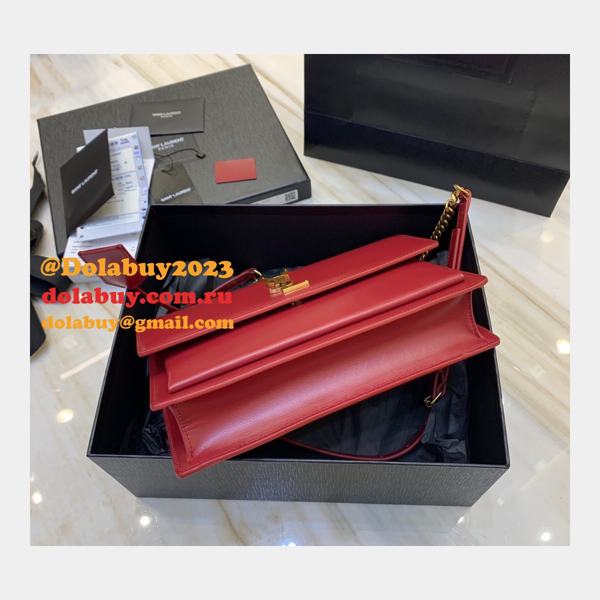 Buy Replica Saint Laurent YSL Sunset Shoulder 25cm Bag