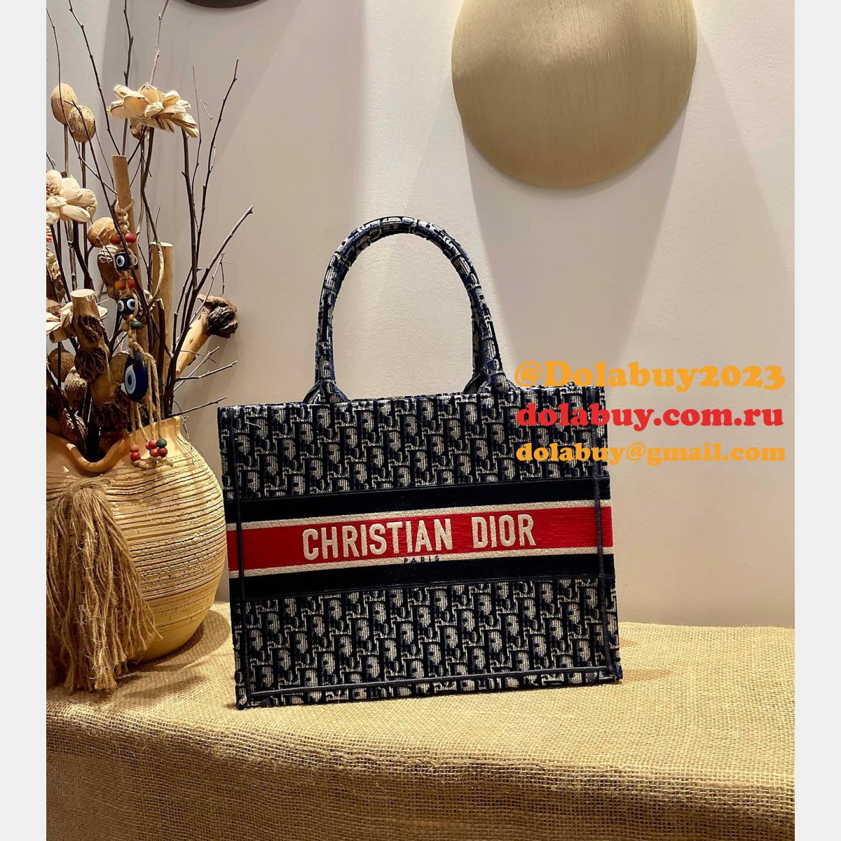 Where To Buy Christian Dior CD Book Tote Fake Handbags