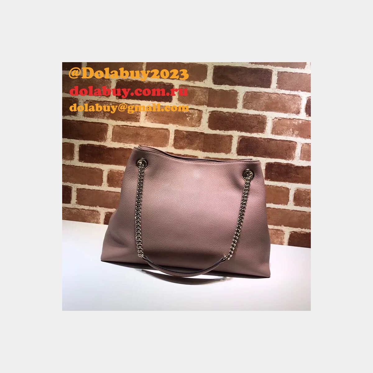 7 star G*u*i replica soho leather shoulder 308982 bag