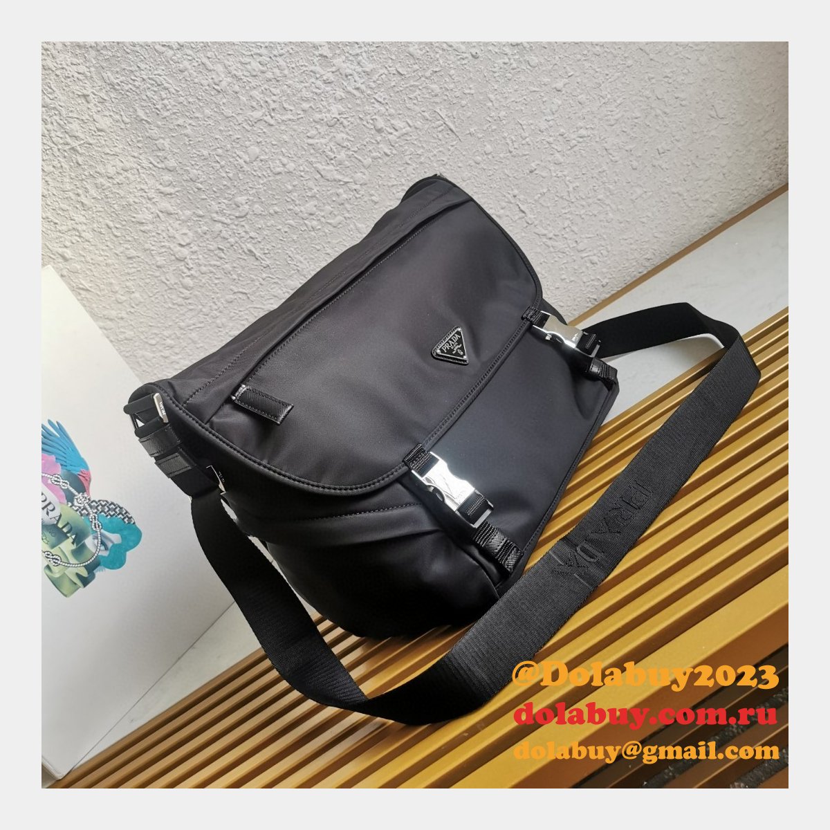 Cheap Top Quality Prada Re-Nylon New messenger bag