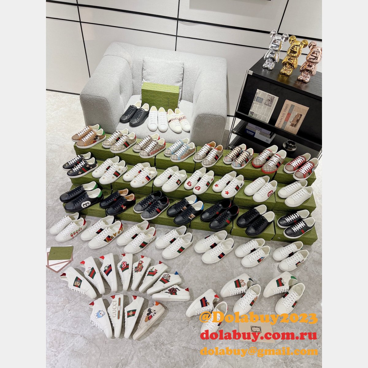 replica best quality ace G*u*i sneakers uk shoes