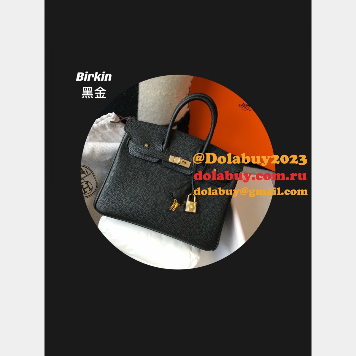 Quality Hermes Birkin Replica 25CM TOGO Leather Handbags UK