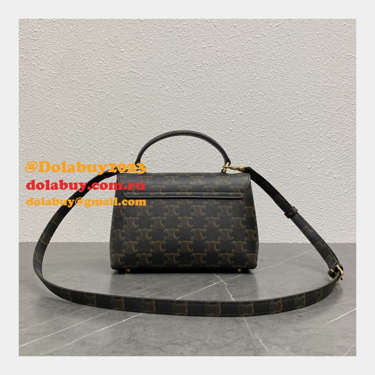 Luxury celine TRIOMPHE 20CM kelly BAG 118113