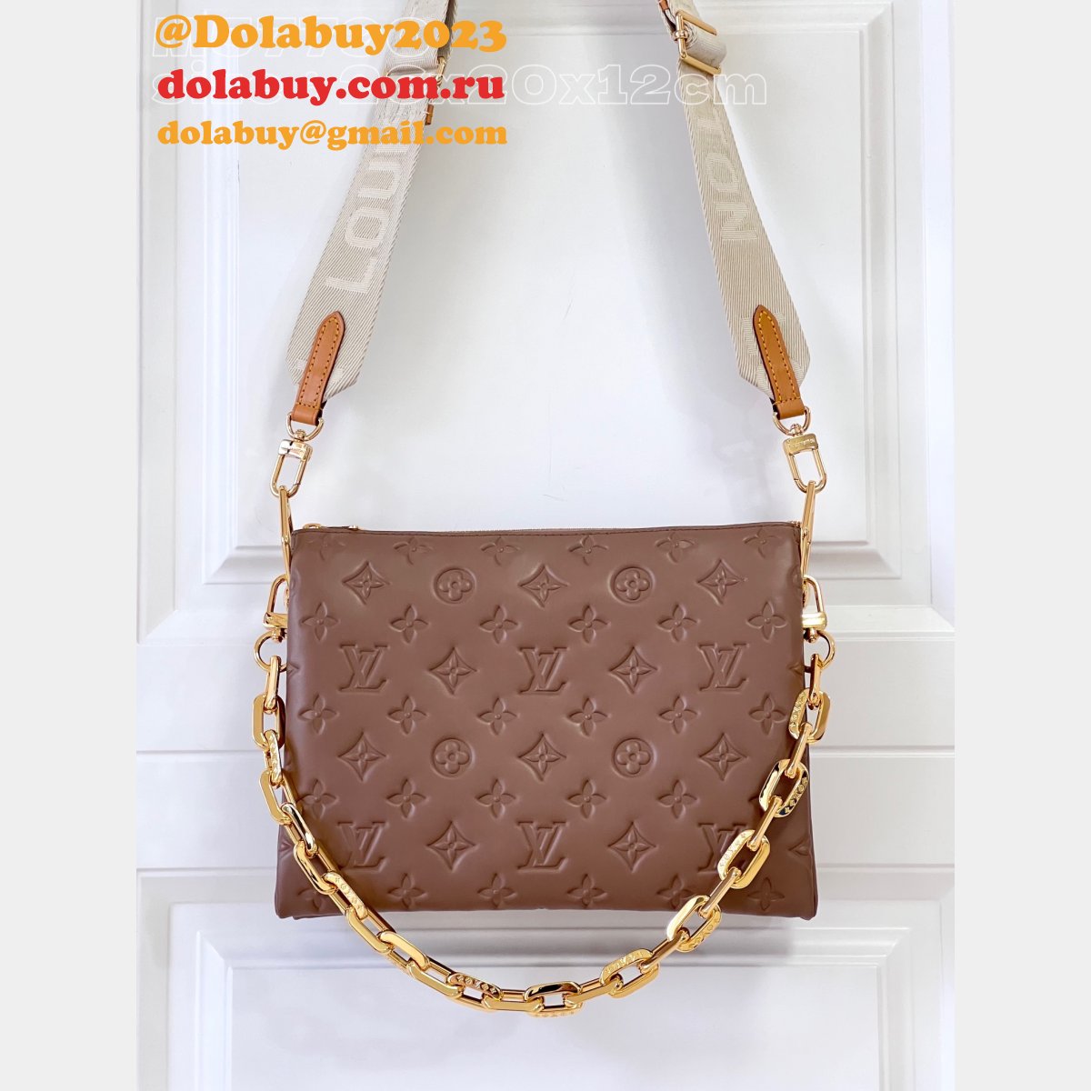 Designer Coussin PM M57790 Replica Louis Vuitton Khaki Bag