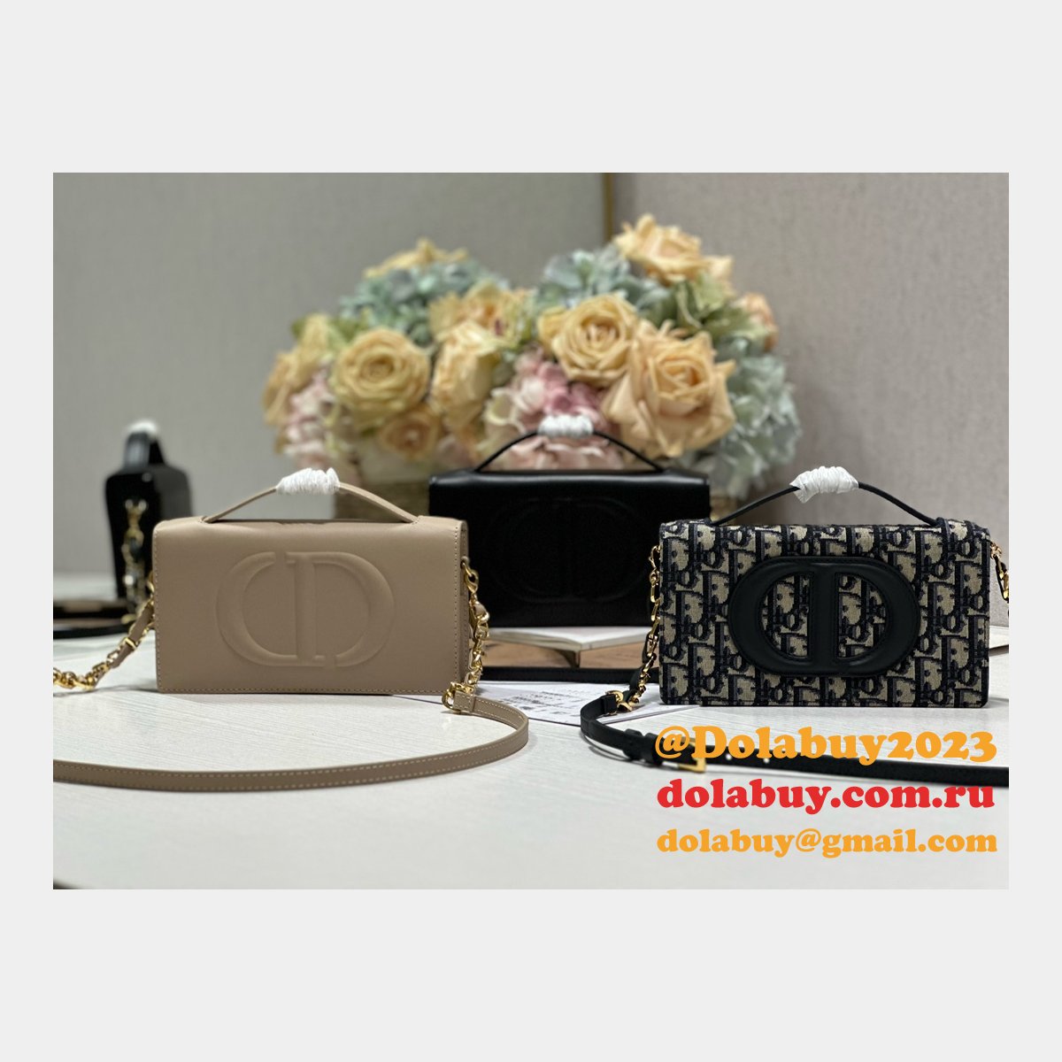 CD Signature Dior 2209 Best High Replica Designer Tote Bags