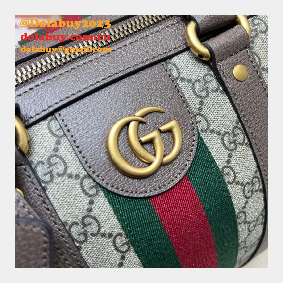 G*u*i our replica ophidia 681295 gg supreme duffle tote bag