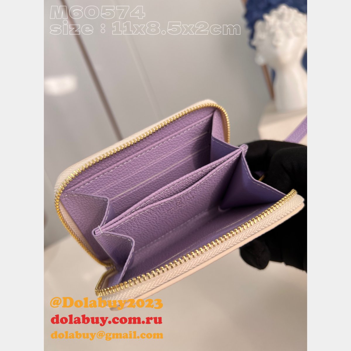 Knockoff Louis Vuitton M60574 Zippy Coin Purse 1:1 Bag